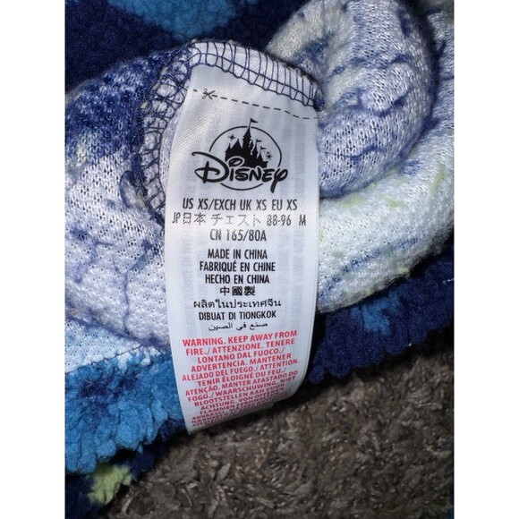 Disney Star Wars Sherpa Fleece Full Zip Jacket Stormtrooper Sz XS Navy AOP - Picture 11 of 14